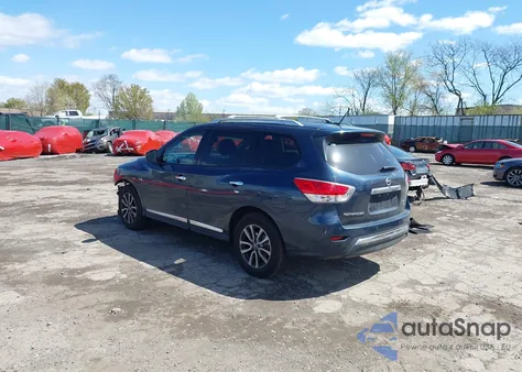 2013 Nissan Pathfinder Sl z USA, uszkodzony, nr VIN 5N1AR2MM6DC643665